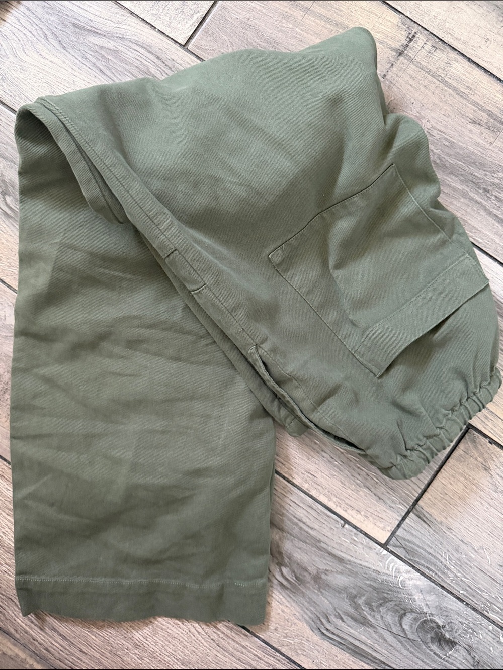 Z Supply women’s Olive Green Drawstring carpenter ankle pants